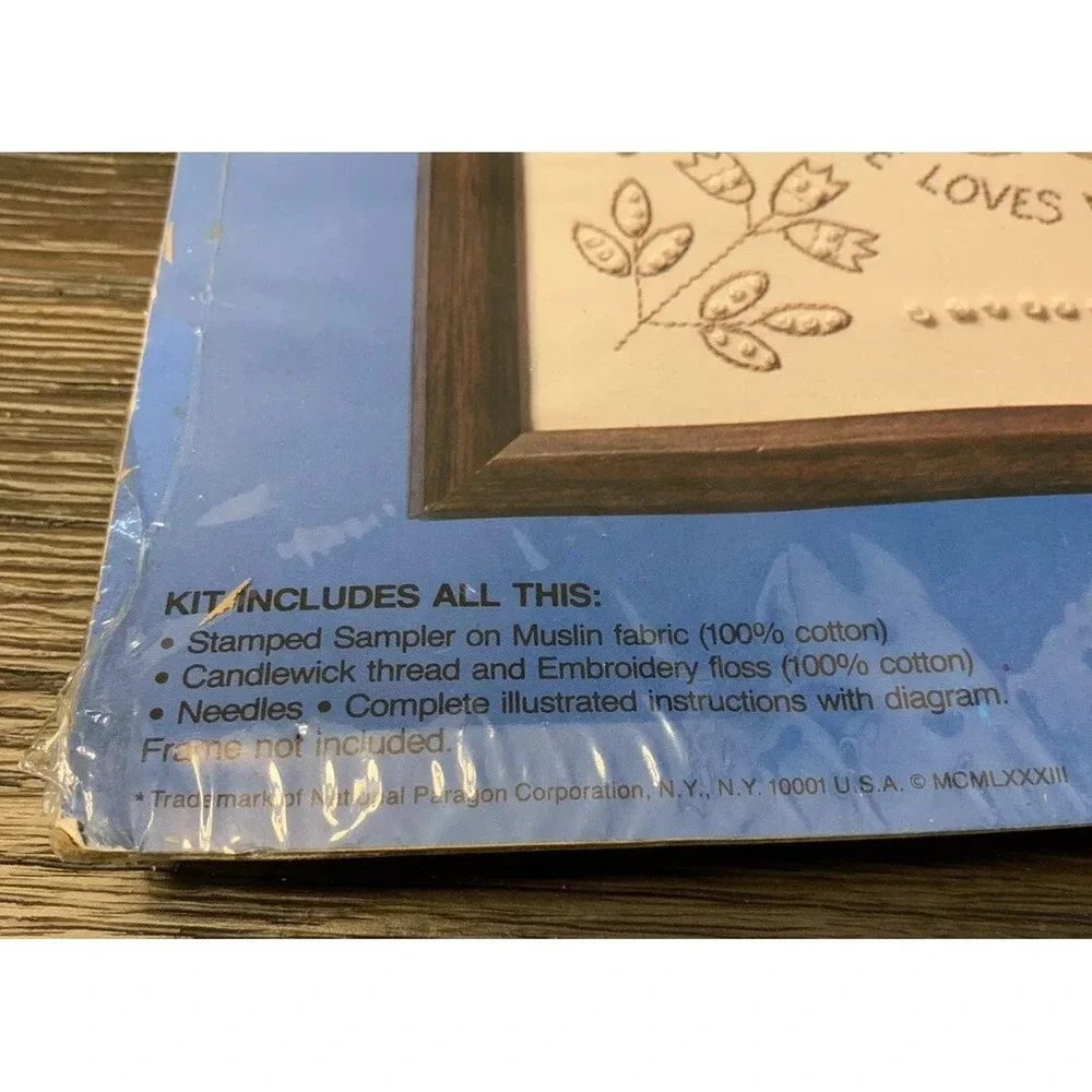 Vintage Creative Moments Candlewick Kit No 8269 He Loves Me NOS